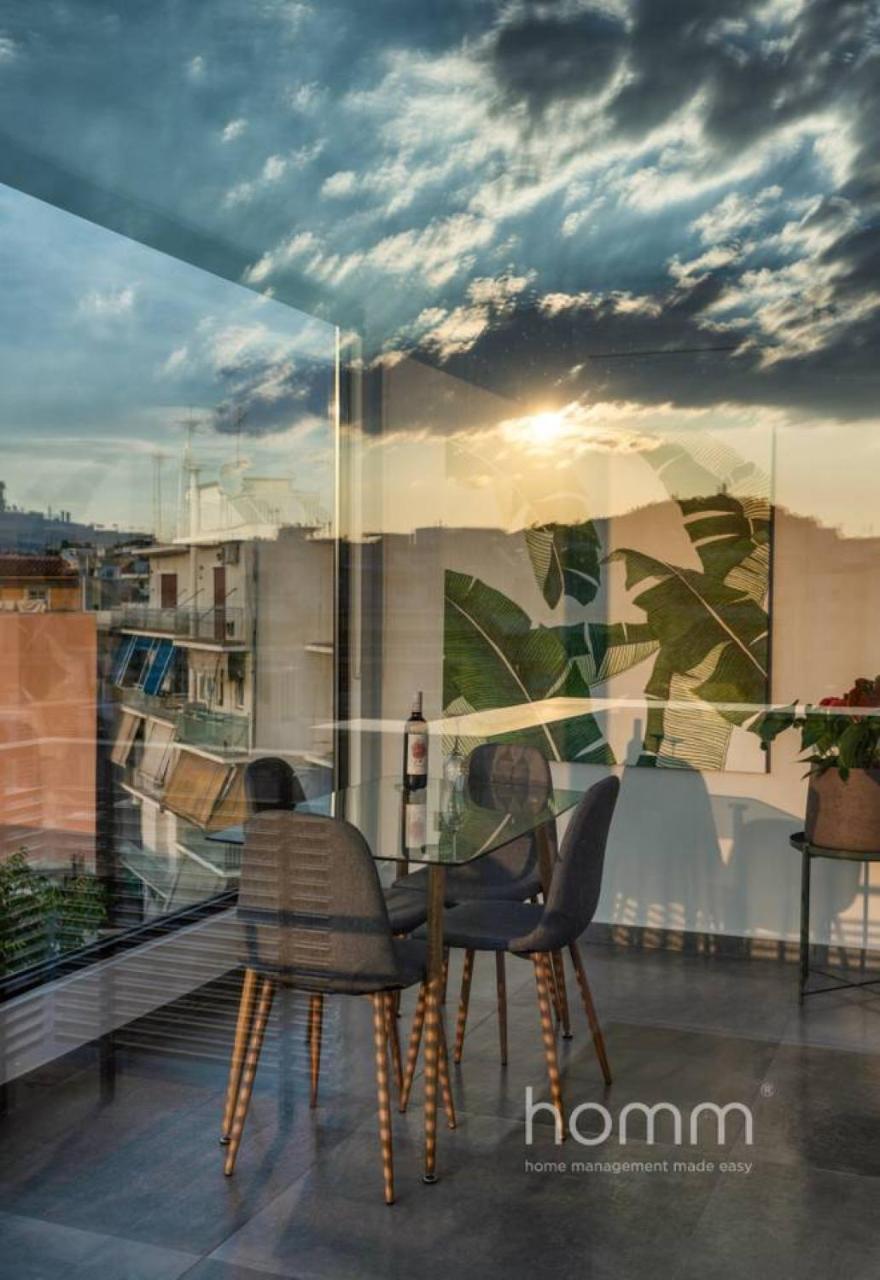 Apartament 59M² Homm Loft- Penthouse With Acropolis View,2Ppl Ateny Zewnętrze zdjęcie