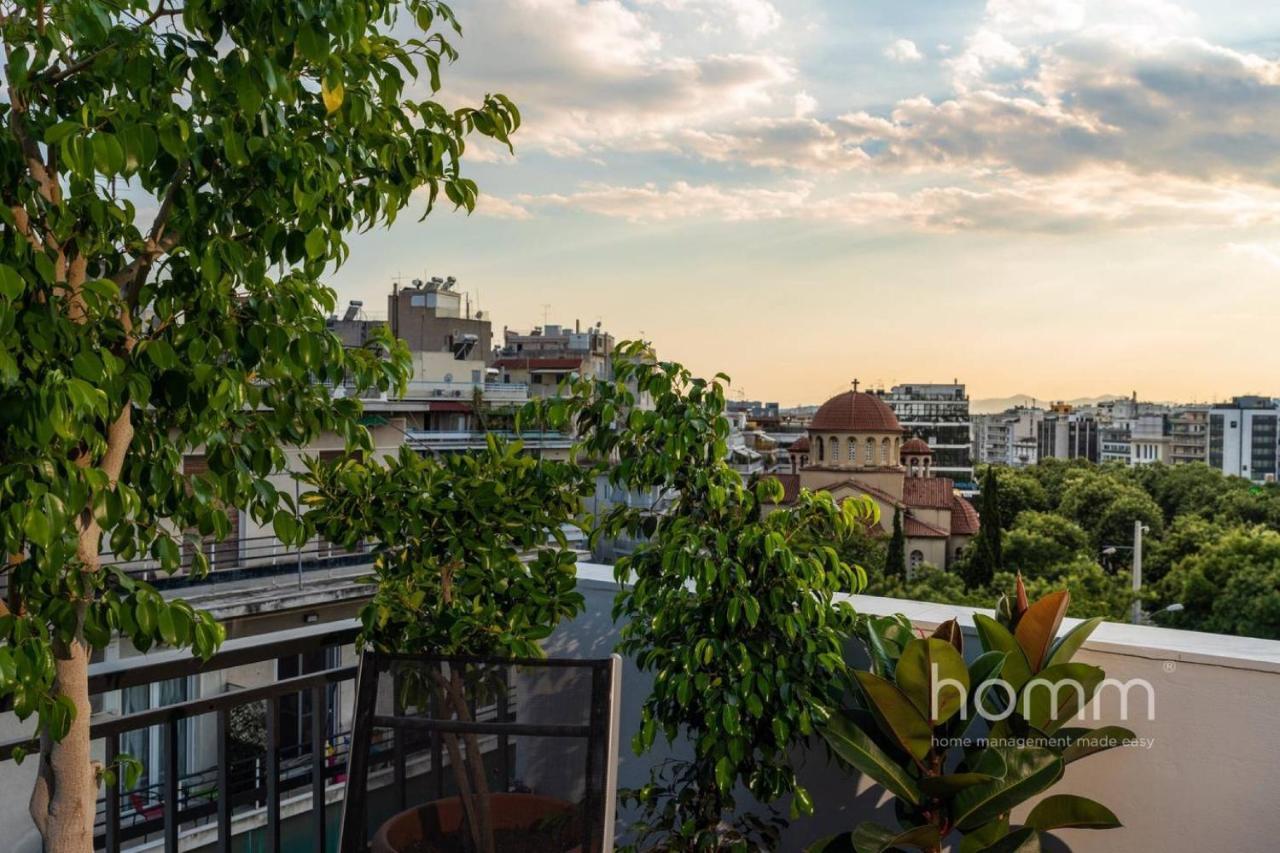 Apartament 59M² Homm Loft- Penthouse With Acropolis View,2Ppl Ateny Zewnętrze zdjęcie